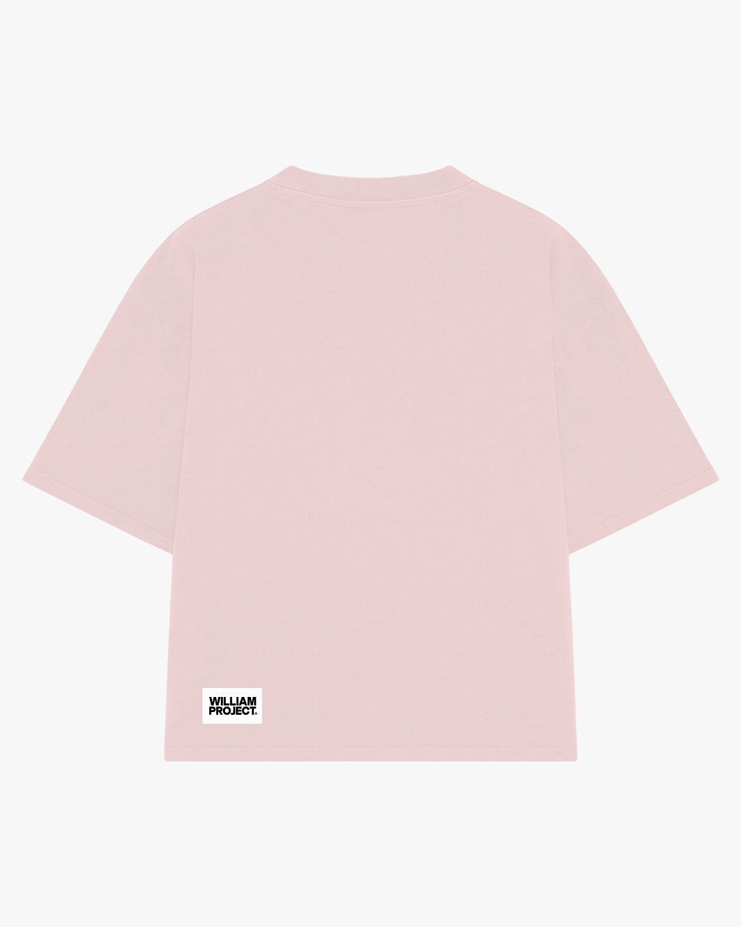 Playera básica oversize baby pink