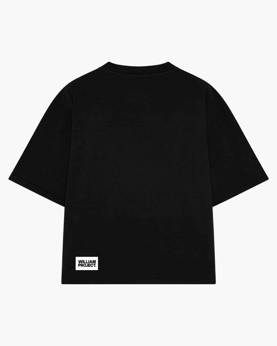 Playera básica oversize negra