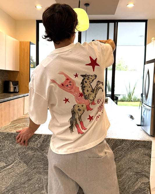 Having Fun playera semi oversize