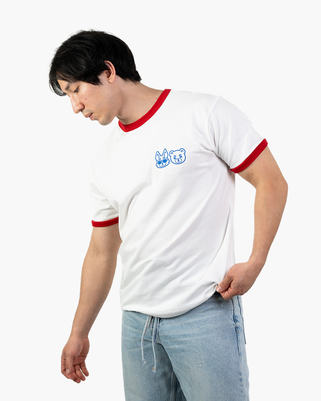 playera ringer 60's