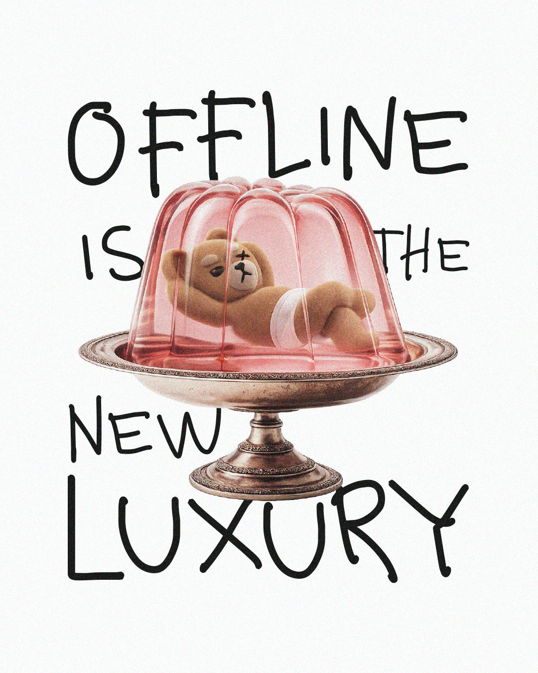 Offline is the new luxury playera oversize