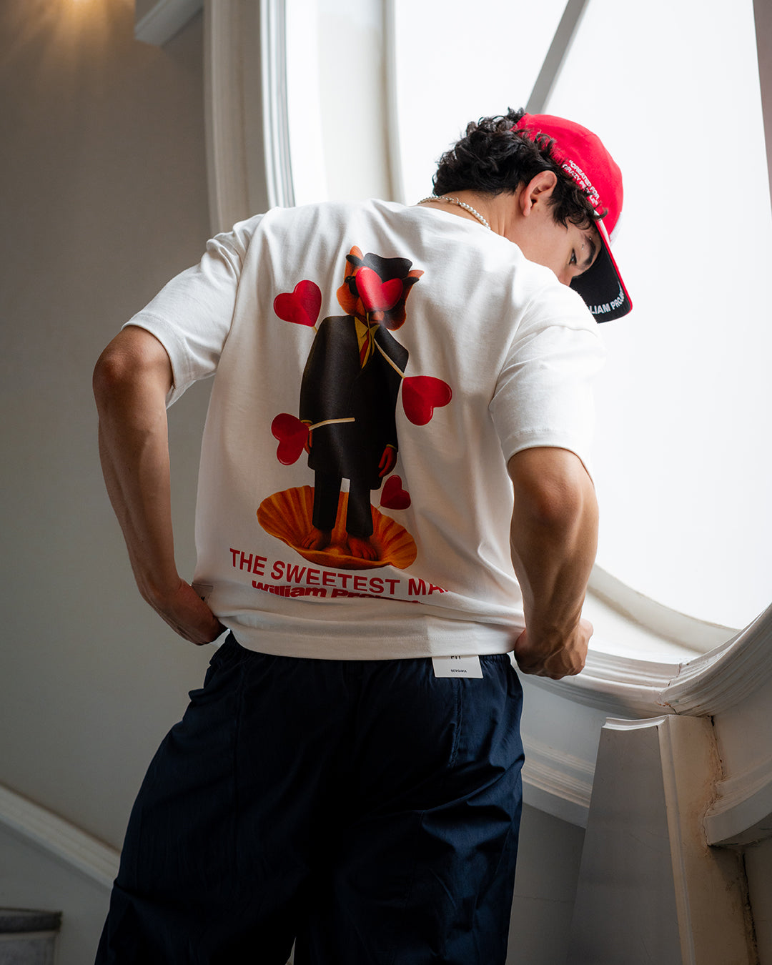 The sweetest man playera oversize