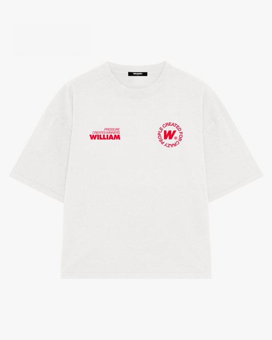 William World Emblem playera semi oversize