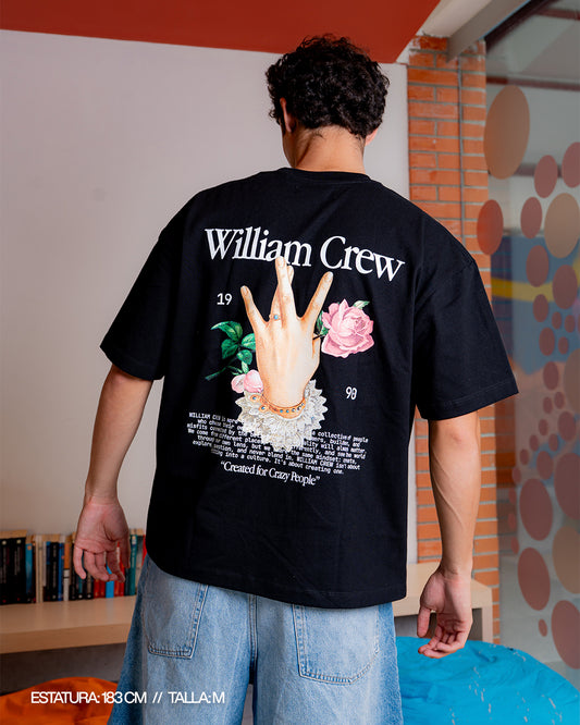 William Crew playera oversize