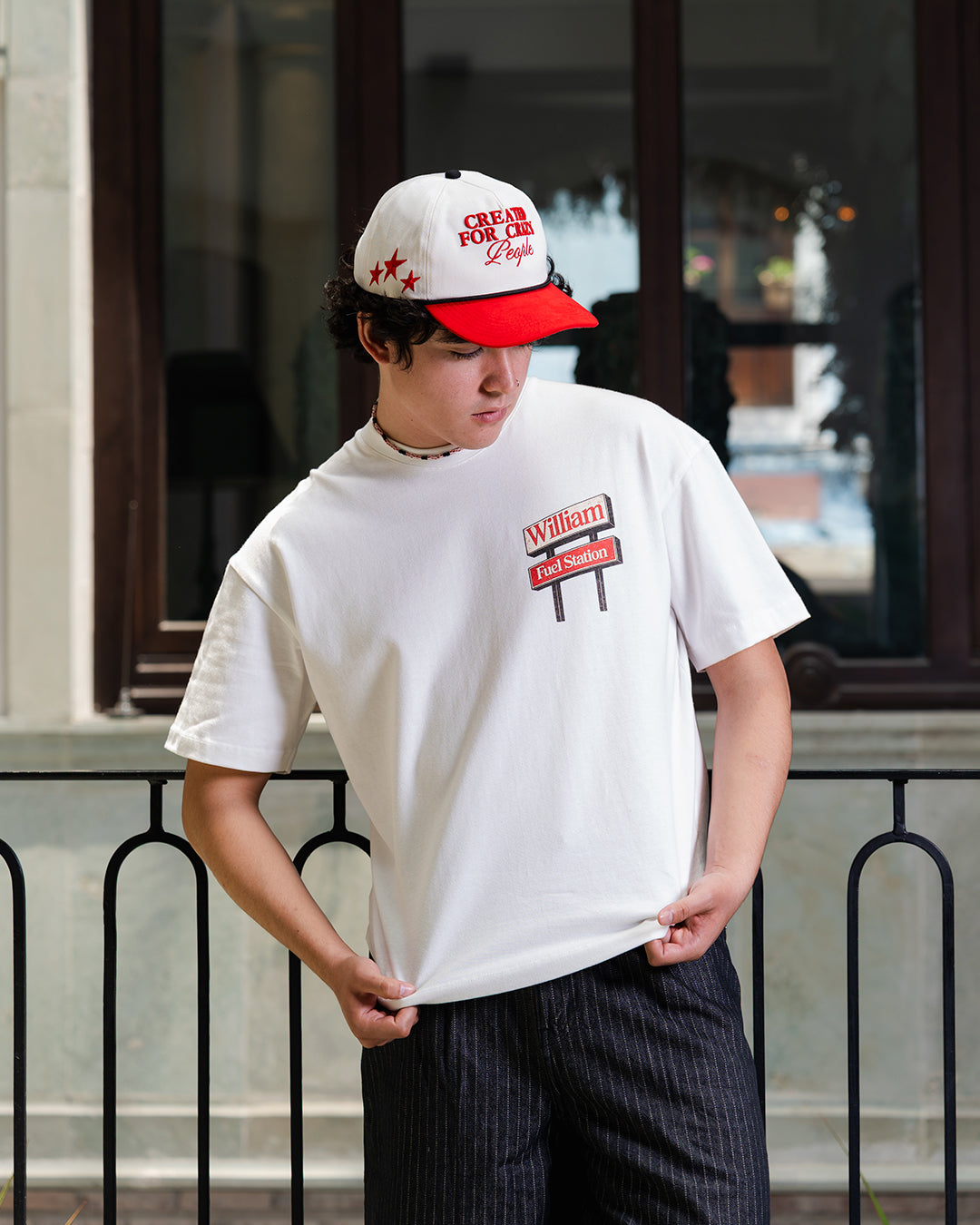 Fuel Station playera oversize