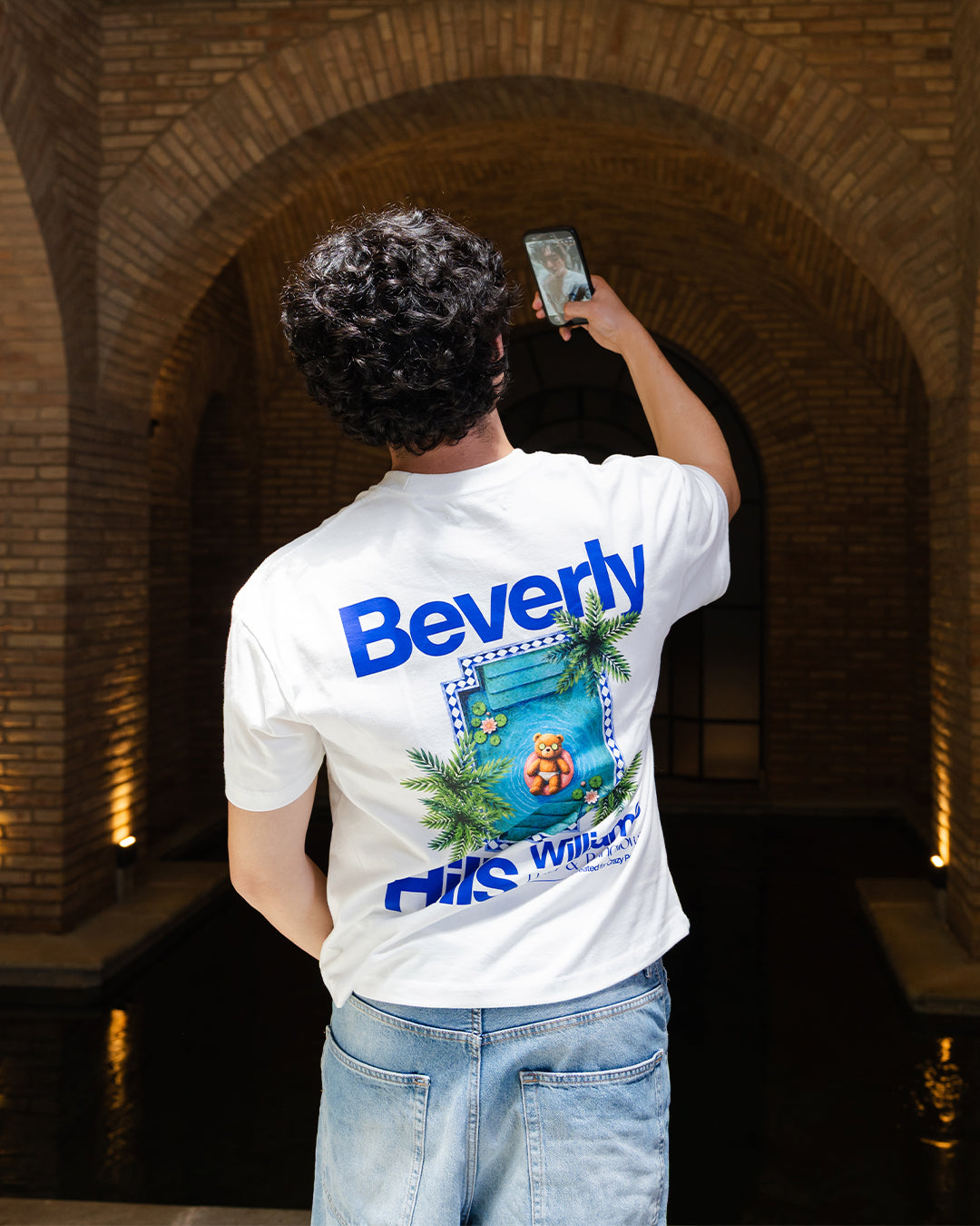 Beverly Hills playera oversize