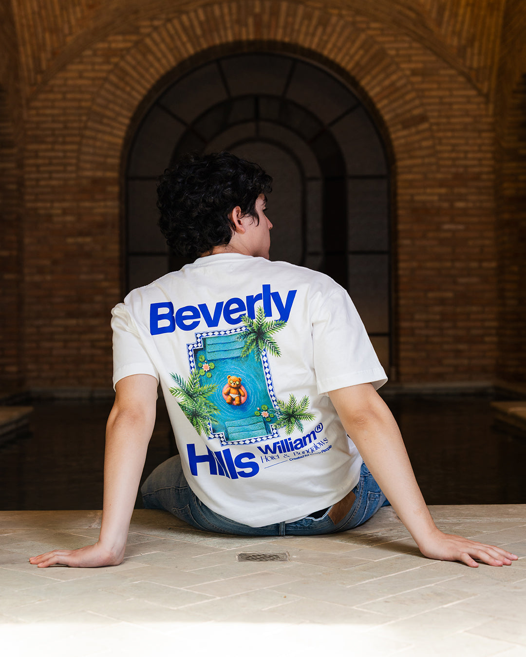 Beverly Hills playera oversize