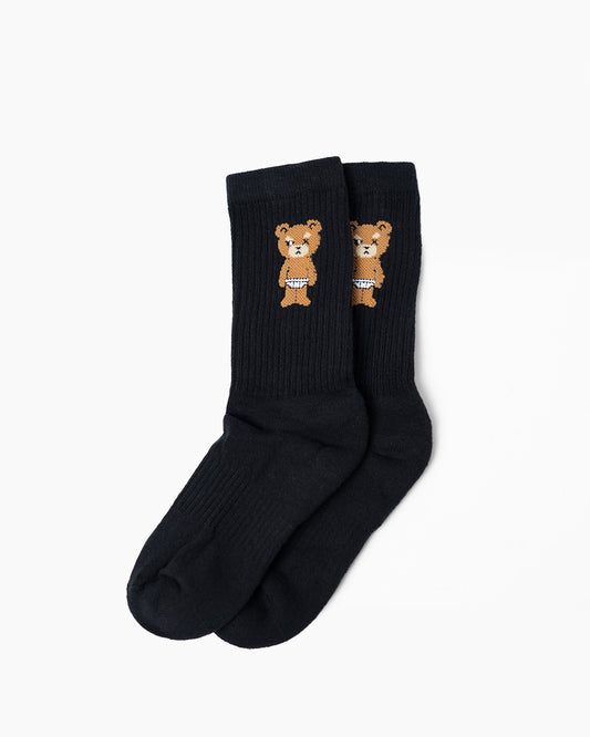 Bear Foxy Black Socks