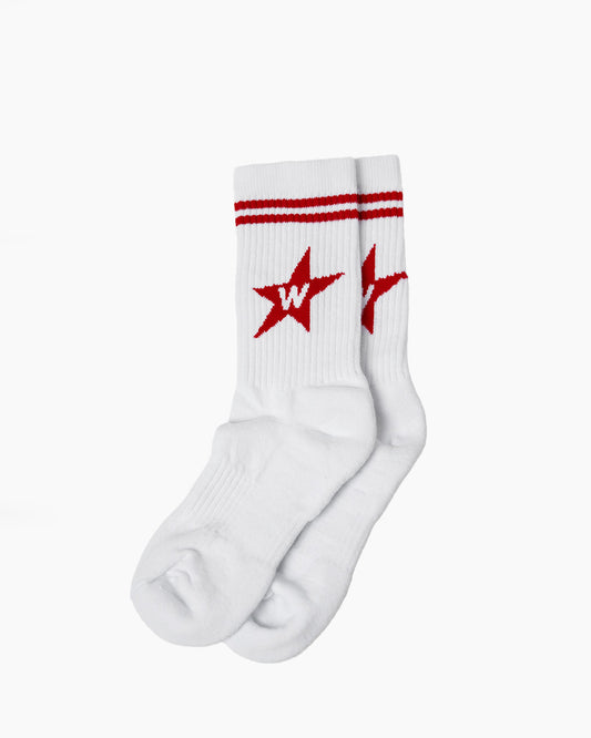 W Star Socks Red
