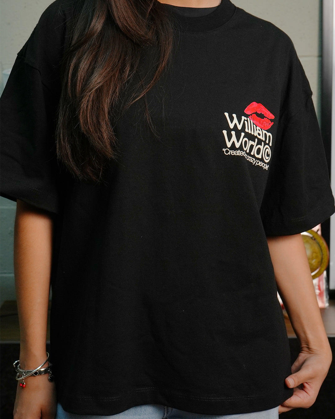 Besame Mucho playera oversize