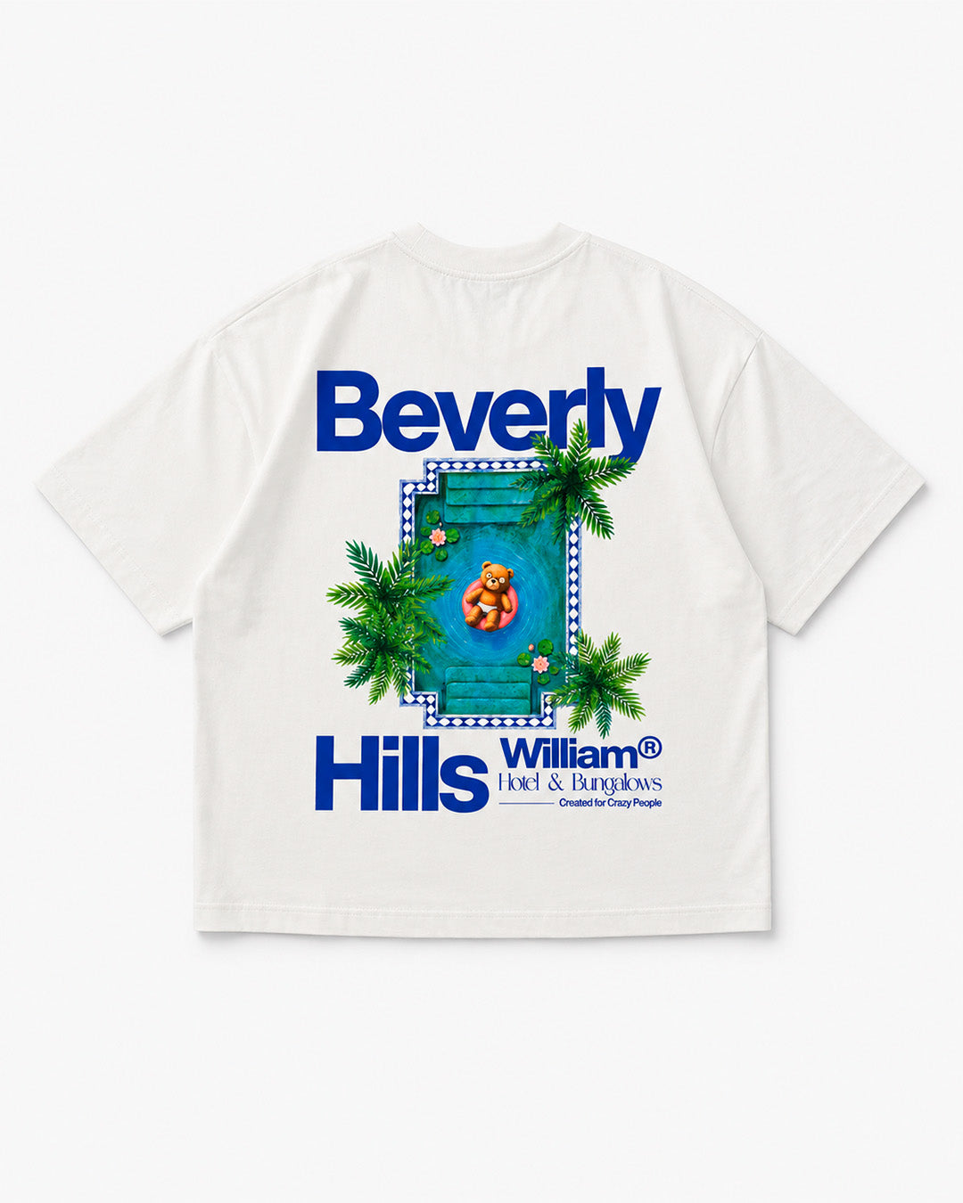 Beverly Hills playera semi oversize