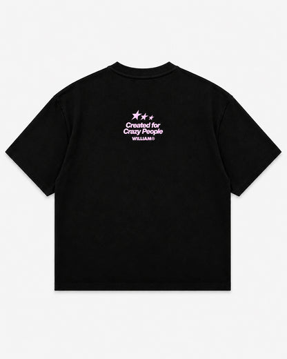 Black Oval playera oversize