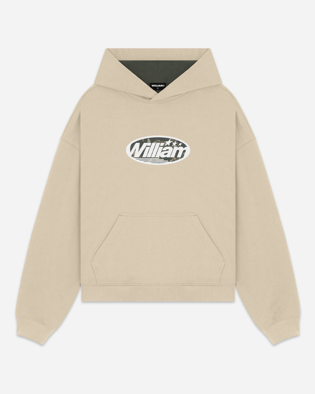 Camo Oval boxy hoodie