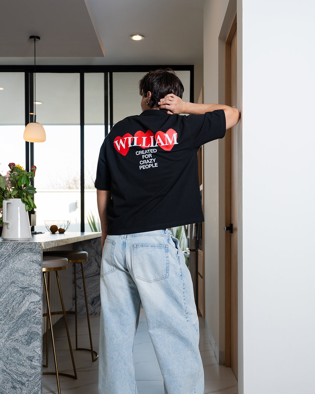 William hearts polo piqué boxy