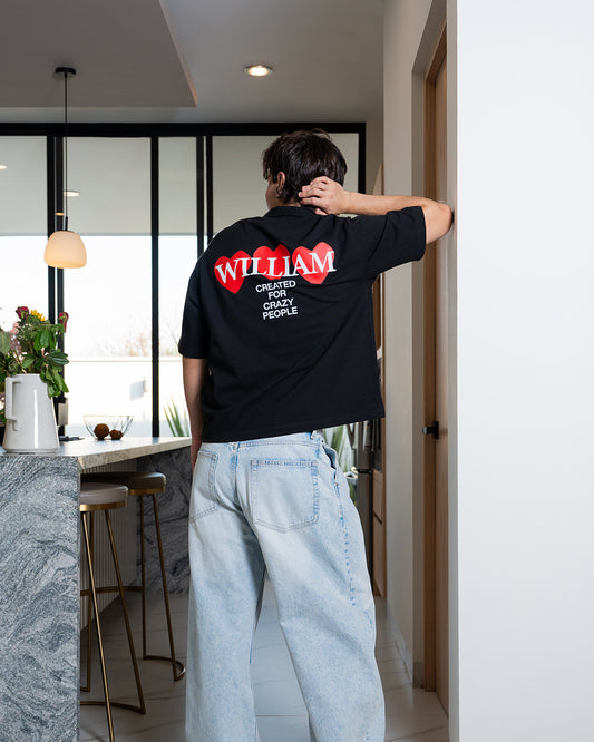William hearts polo piqué boxy