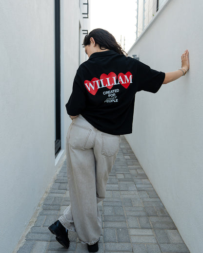 William hearts polo piqué boxy