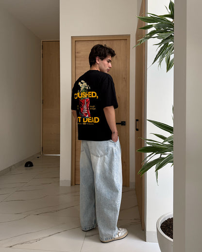 Crushed not dead playera oversize