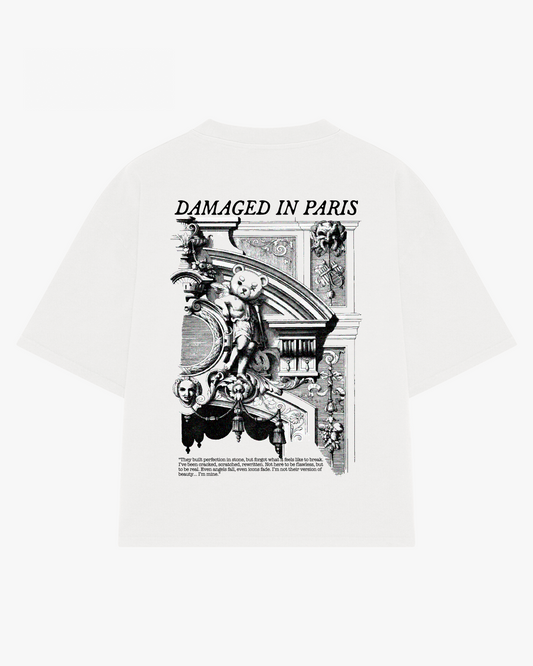 Damaged in Paris playera semi oversize
