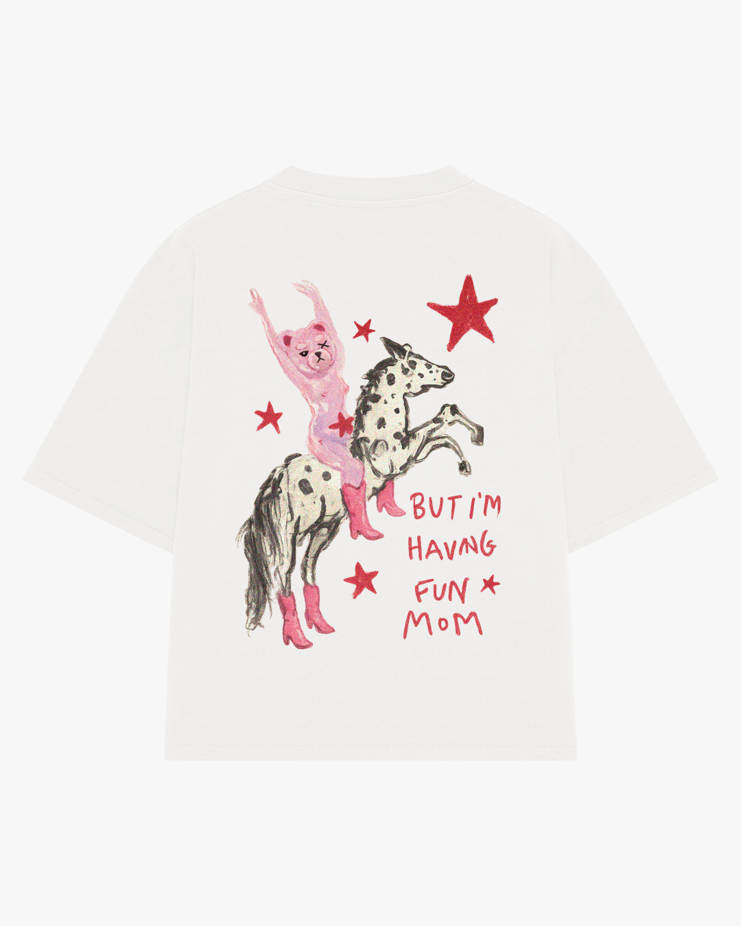 Having Fun playera semi oversize