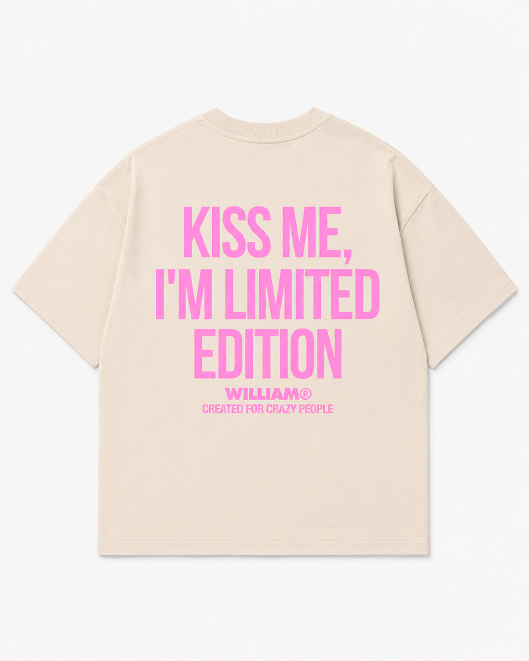 Kiss Me playera oversize