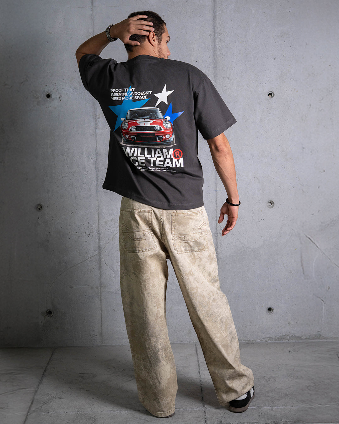 Mini race team playera oversize