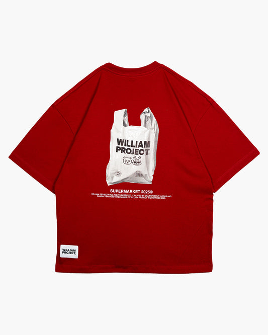 Plastic bag playera oversize