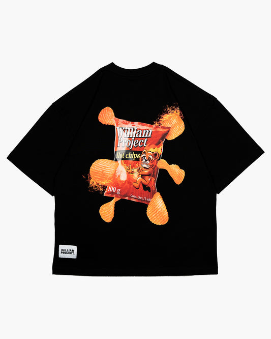 Hot chips playera oversize