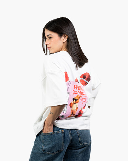 Berry juice playera oversize