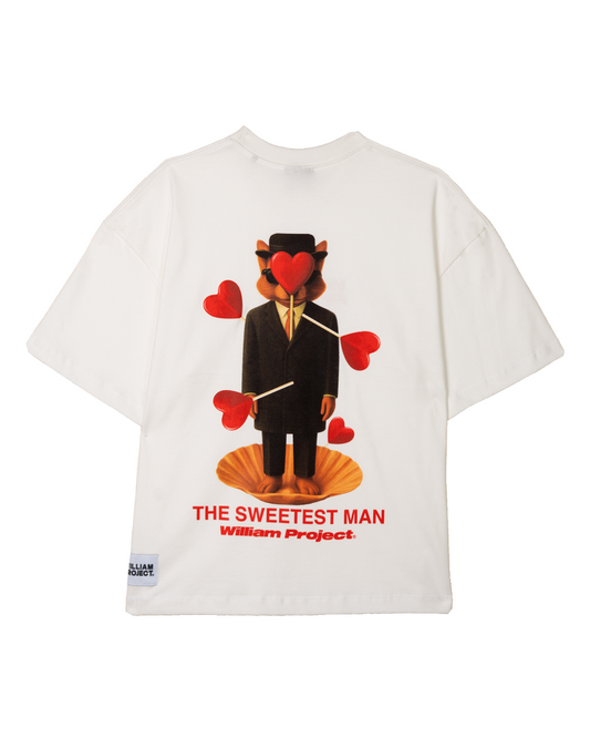 The sweetest man playera oversize