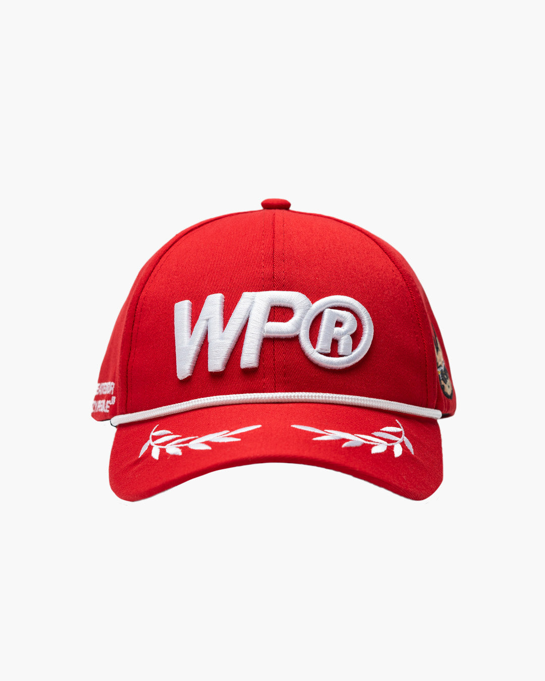 Red laurel cap