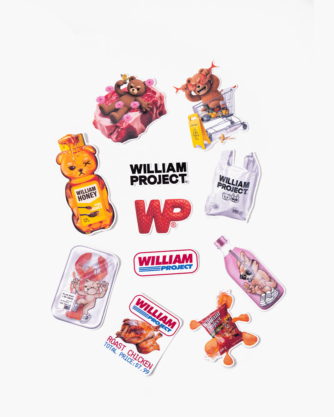 Sticker pack Supermarket