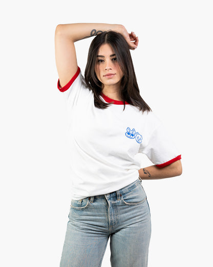 playera ringer 60's