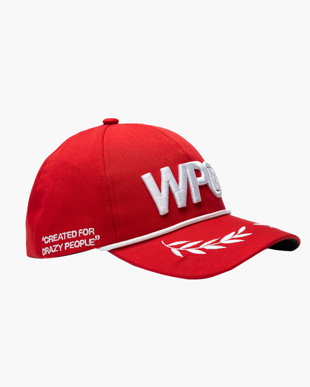 Red laurel cap