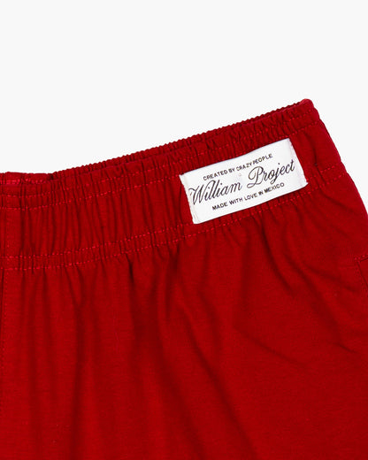 Red shorts