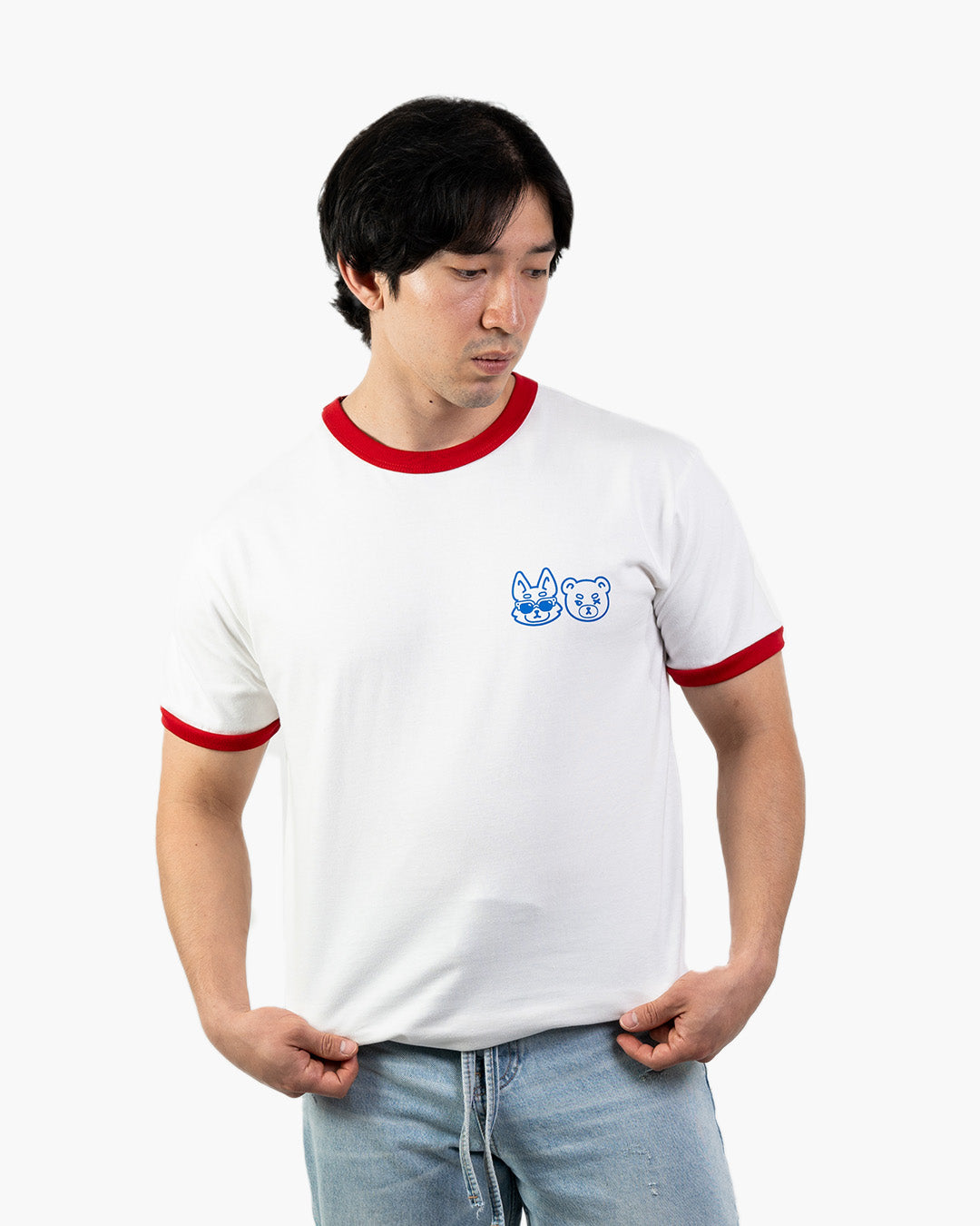 playera ringer 60's