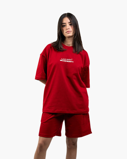 Red shorts