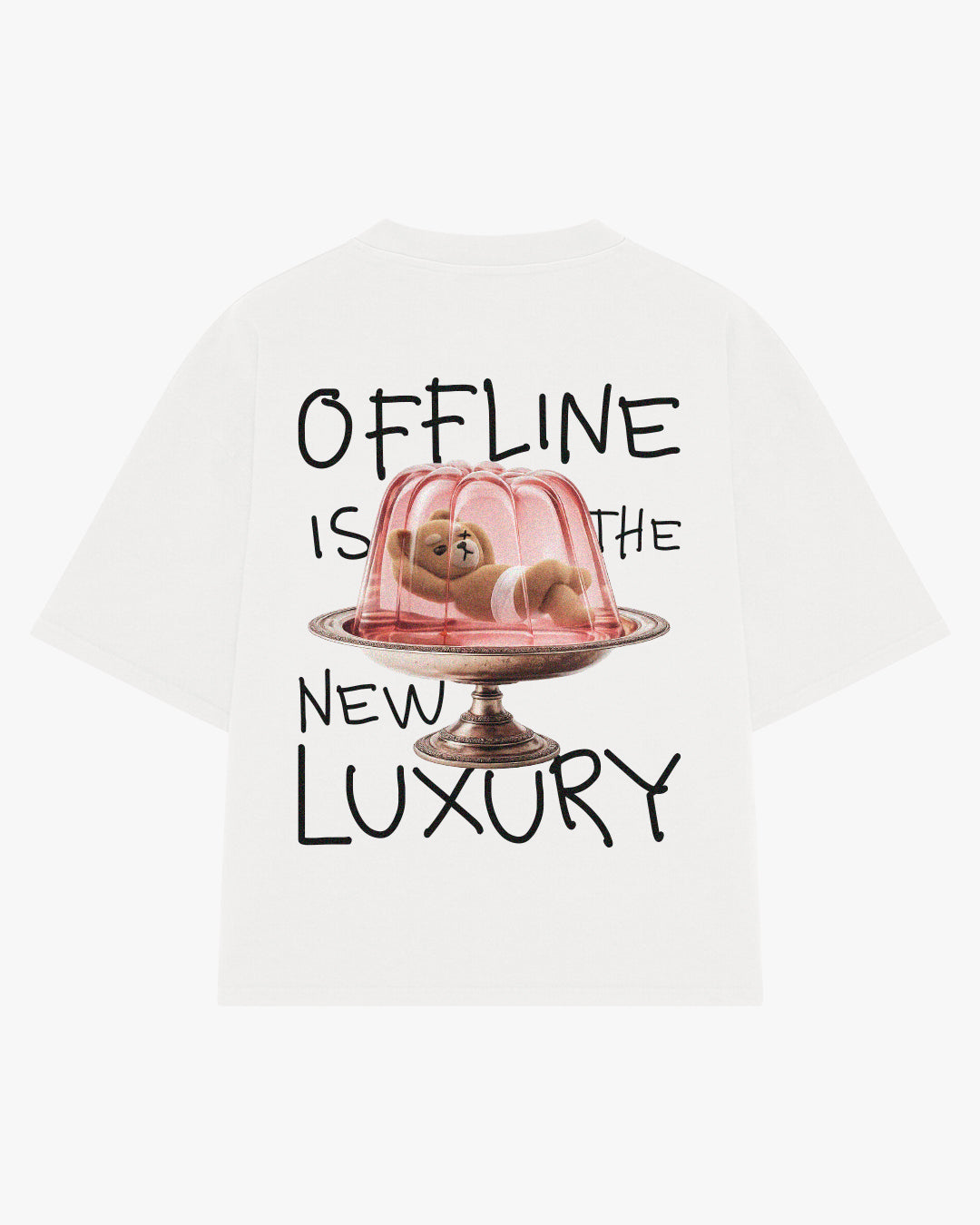 Offline is the new luxury playera oversize