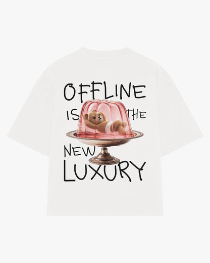 Offline is the new luxury playera oversize
