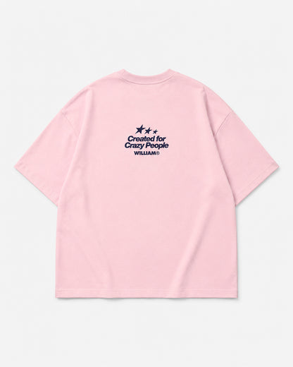 Pink Oval playera oversize