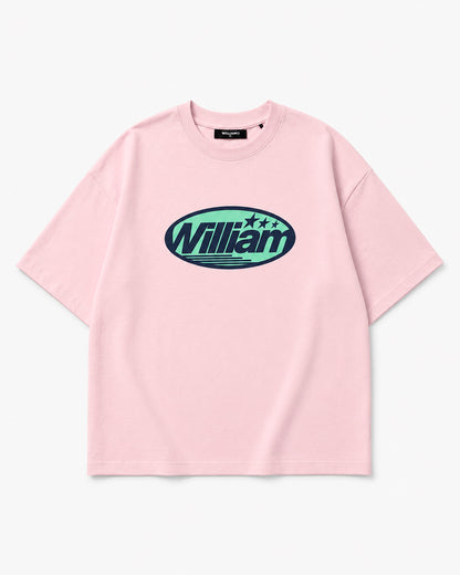 Pink Oval playera oversize