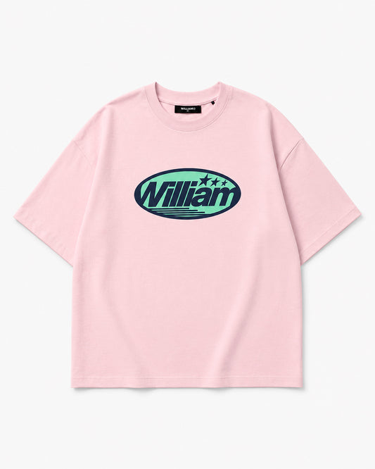 Pink Oval playera oversize