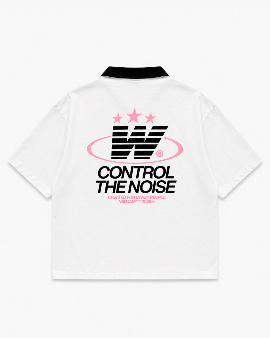 Control the noise polo algodón boxy
