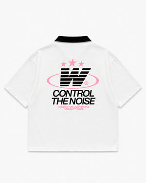 Control the noise polo algodón boxy