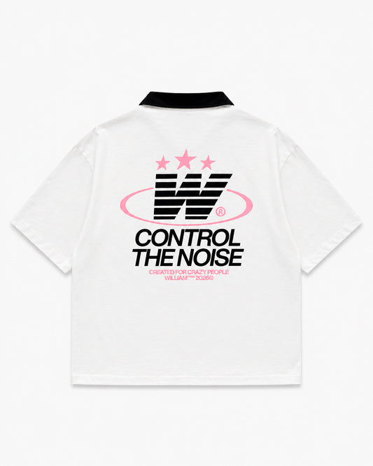 Control the noise polo algodón boxy