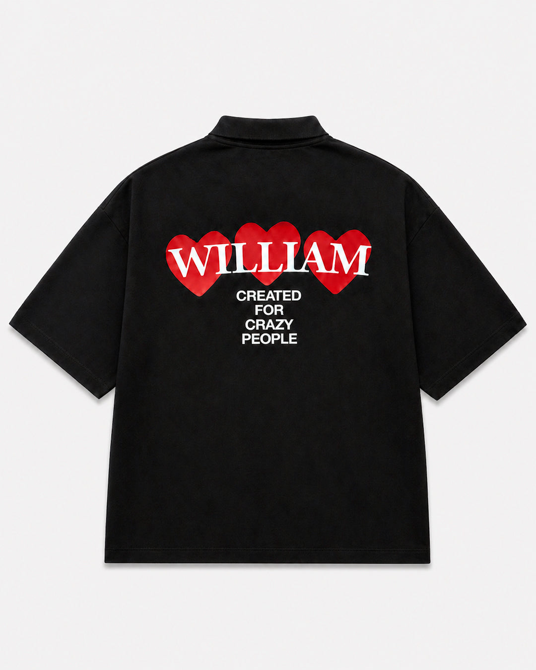 William hearts polo piqué boxy