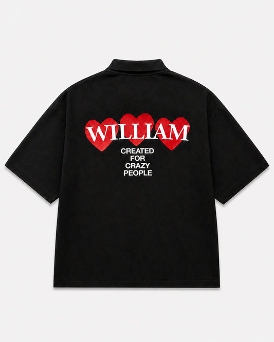 William hearts polo piqué boxy