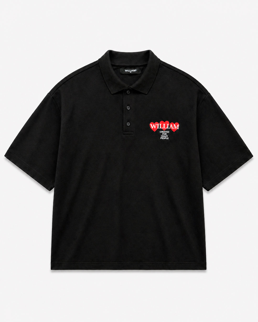 William hearts polo piqué boxy