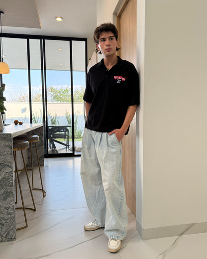 William hearts polo piqué boxy