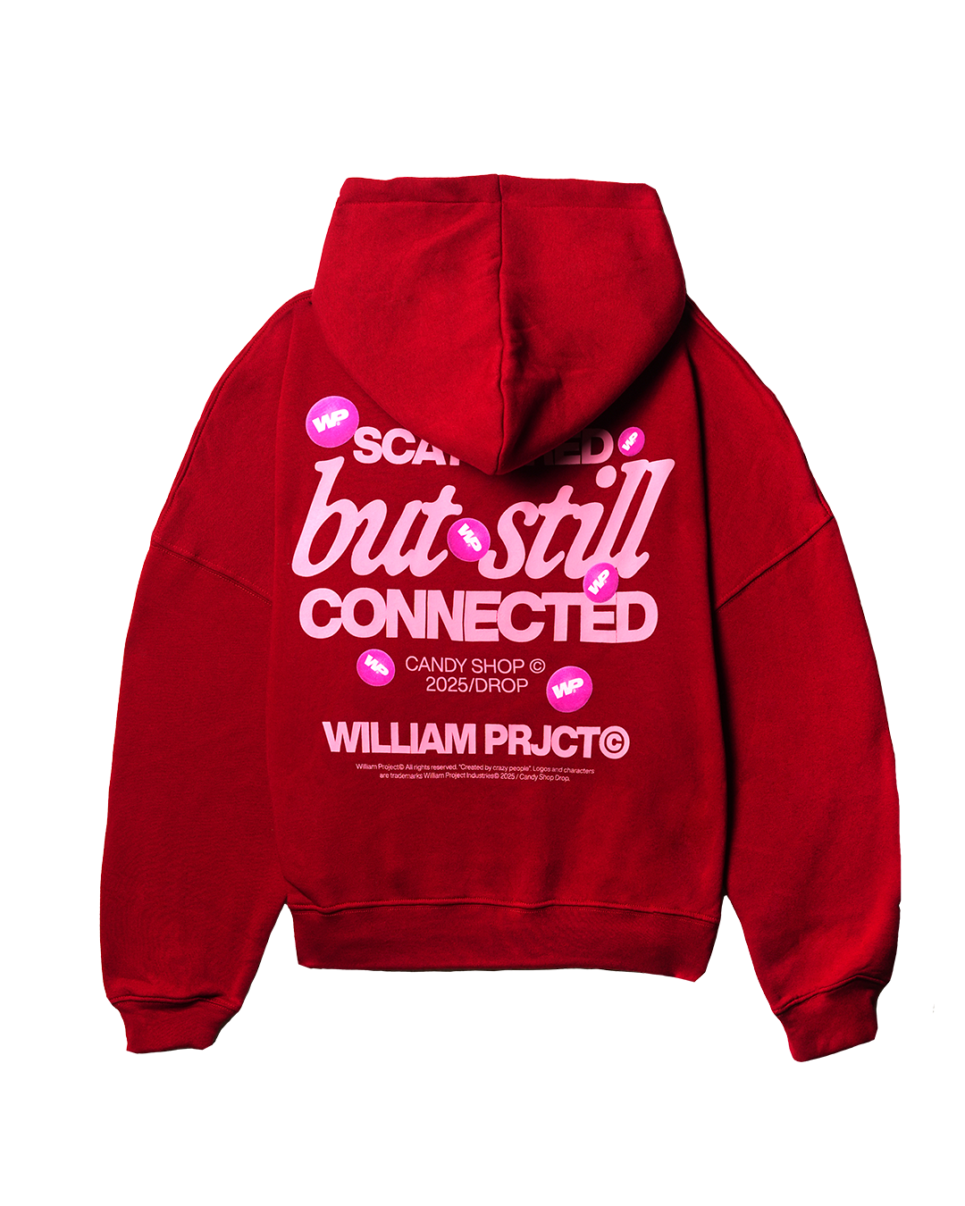 Scattered red hoodie