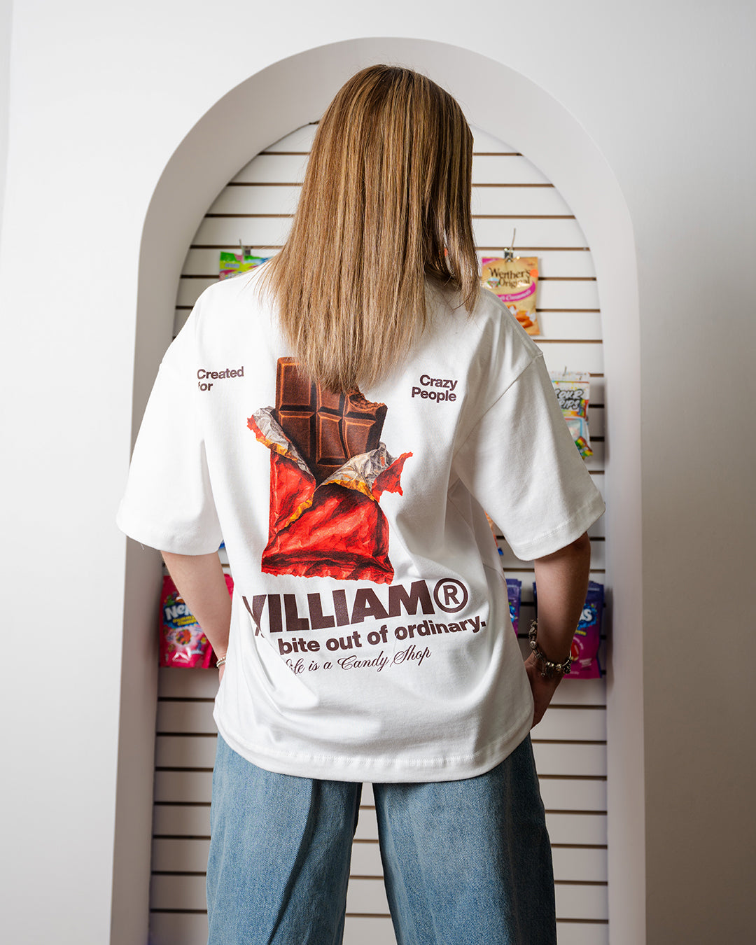 Take a bite playera oversize
